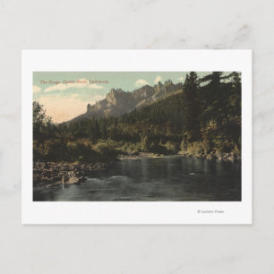 Uitzicht van de Crags, Castle Rock Briefkaart