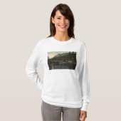 Uitzicht van de Crags, Castle Rock T-shirt (Voorkant volledig)