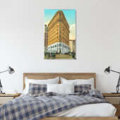 Uitzicht van de Crocker Bldg en Crocker Nat'l Canvas Afdruk (Insitu (Slaapkamer))