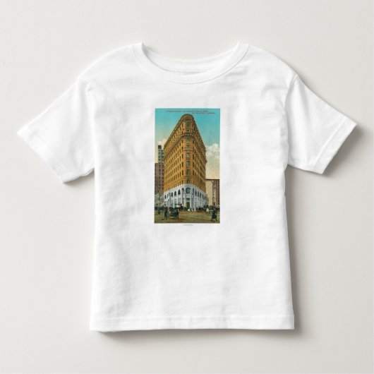 Uitzicht van de Crocker Bldg en Crocker Nat'l Kinder Shirts (Voorkant)