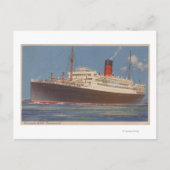 Uitzicht van de Cunard R.M.L. Franconia Briefkaart (Voorkant)