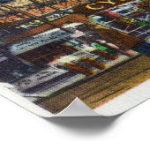 Uitzicht van de Cyclone-achtbaan # 1 Poster (Hoek)