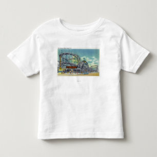 Uitzicht van de Cyclone-achtbaan # 2 Kinder Shirts