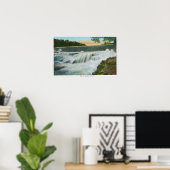 Uitzicht van de dam bij de Abruikbare Chasm Poster (Thuiskantoor)