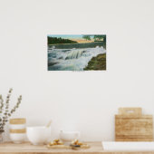 Uitzicht van de dam bij de Abruikbare Chasm Poster (Keuken)