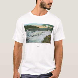 Uitzicht van de dam bij de Abruikbare Chasm T-shirt