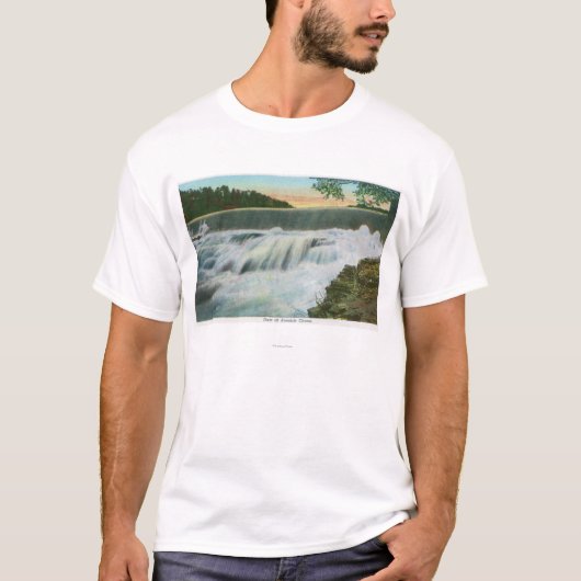 Uitzicht van de dam bij de Abruikbare Chasm T-shirt (Voorkant)