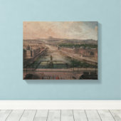 Uitzicht van de Dauphine en de Seine Canvas Afdruk (Insitu (Houten vloer))