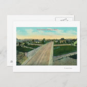 Uitzicht van de derde luchthaven briefkaart (Voorkant / Achterkant)