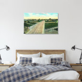 Uitzicht van de derde luchthaven canvas afdruk (Insitu (Slaapkamer))