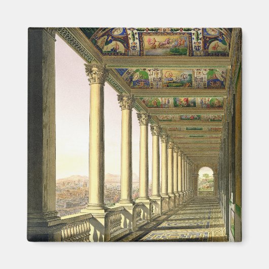 Uitzicht van de derde verdieping Loggia in het Vat Magneet (Voorkant)