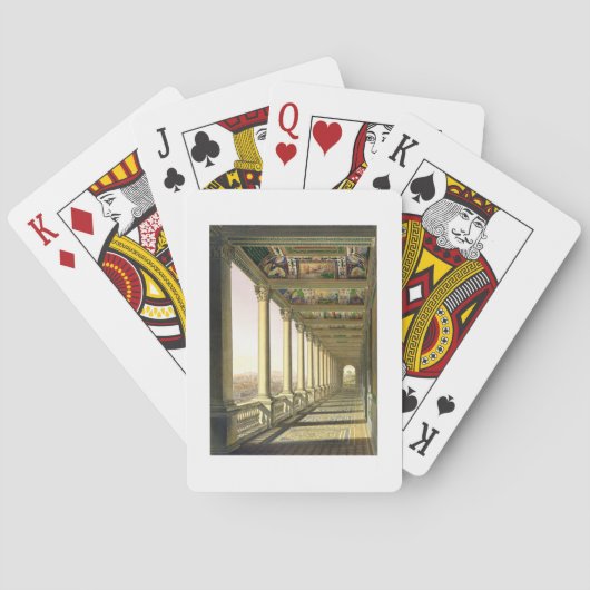Uitzicht van de derde verdieping Loggia in het Vat Pokerkaarten (Achterkant)
