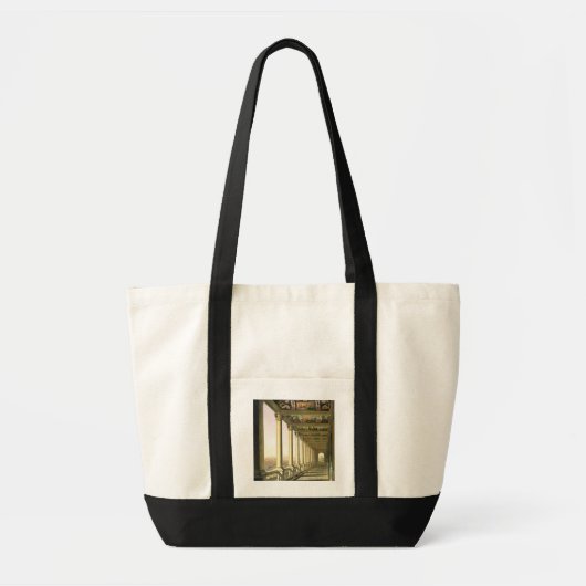 Uitzicht van de derde verdieping Loggia in het Vat Tote Bag (Voorkant)