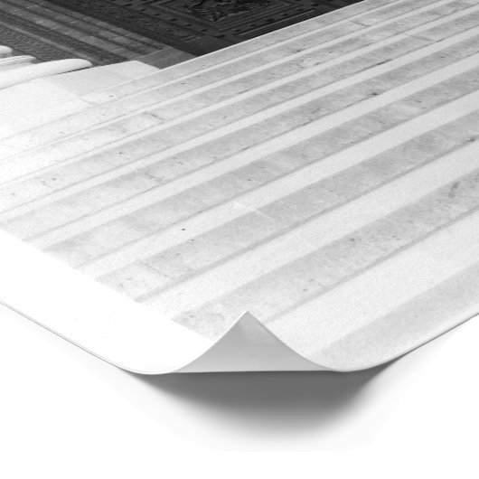 Uitzicht van de deur van La Madeleine Poster (Hoek)