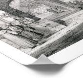 Uitzicht van de deur van Okal Kaid-Bey uit 'Monume Poster (Hoek)