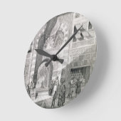 Uitzicht van de deur van Okal Kaid-Bey uit 'Monume Ronde Klok (Hoek)