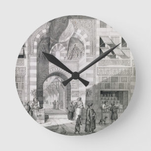 Uitzicht van de deur van Okal Kaid-Bey uit 'Monume Ronde Klok