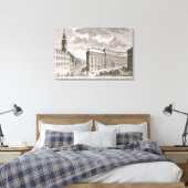 Uitzicht van de Dorotheergasse waarin het Canvas Afdruk (Insitu (Slaapkamer))