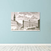 Uitzicht van de Dorotheergasse waarin het Canvas Afdruk (Insitu (Houten vloer))