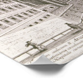 Uitzicht van de Dorotheergasse waarin het Poster (Hoek)