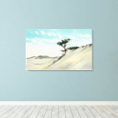 Uitzicht van de Dorothy Bradford Steamer Canvas Afdruk (Insitu (Houten vloer))