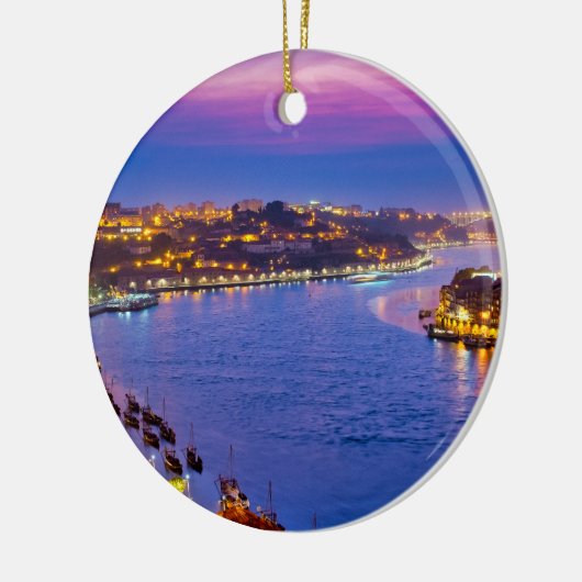 Uitzicht van de Douro Keramisch Ornament (Links)