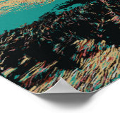 Uitzicht van de Douro-vallei, Portugal Poster (Hoek)