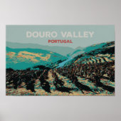 Uitzicht van de Douro-vallei, Portugal Poster (Voorkant)