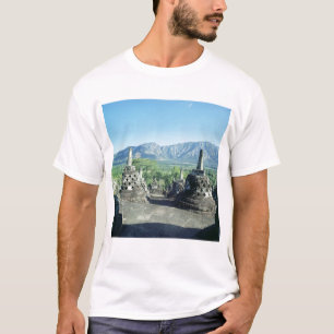 Uitzicht van de drie cirkelvormige terrassen t-shirt