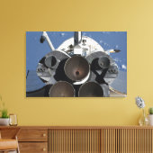Uitzicht van de drie hoofdmotoren canvas afdruk (Insitu (Woonkamer))