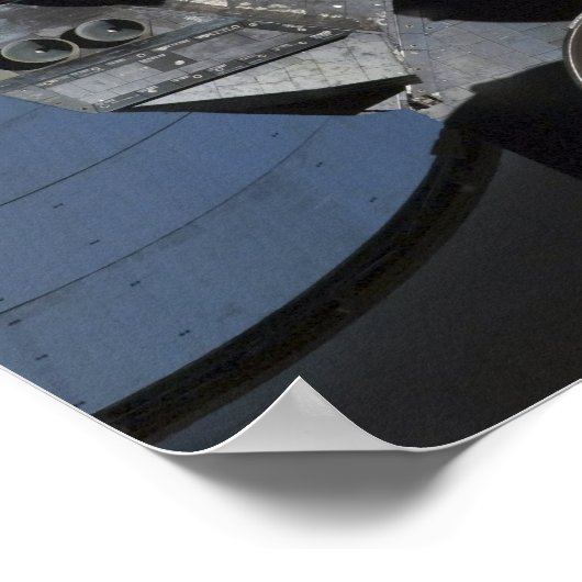 Uitzicht van de drie hoofdmotoren poster (Hoek)