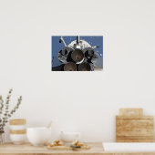 Uitzicht van de drie hoofdmotoren poster (Keuken)