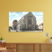 Uitzicht van de eerste Amerikaanse presbyteriaanse Canvas Afdruk (Insitu (Woonkamer))