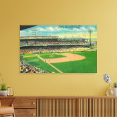 Uitzicht van de eerste basisladers van het kruisel canvas afdruk (Insitu (Woonkamer))