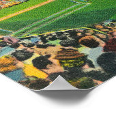 Uitzicht van de eerste basisladers van het kruisel poster (Hoek)