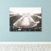 Uitzicht van de eerste officiële Olympische Spelen Canvas Afdruk (Insitu (Houten vloer))