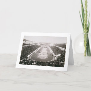 Uitzicht van de eerste officiële Olympische Spelen Kaart