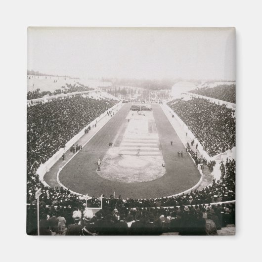 Uitzicht van de eerste officiële Olympische Spelen Magneet (Voorkant)