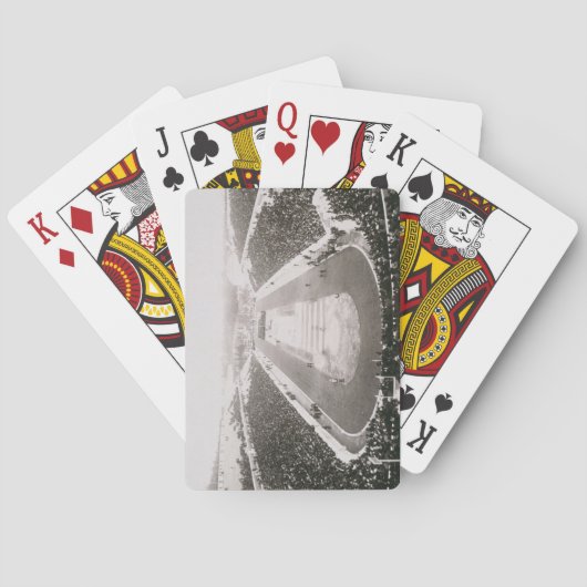 Uitzicht van de eerste officiële Olympische Spelen Pokerkaarten (Achterkant)