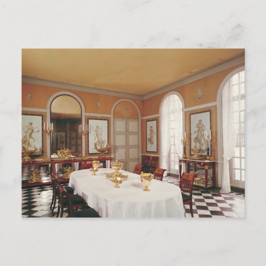 Uitzicht van de eetkamer briefkaart (Voorkant)