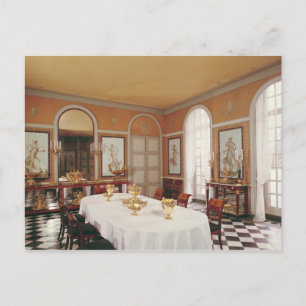 Uitzicht van de eetkamer briefkaart