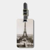 Uitzicht van de Eiffeltoren, 1900 Bagagelabel (Voorkant verticaal)