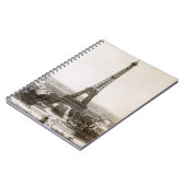 Uitzicht van de Eiffeltoren, 1900 Notitieboek (Linkerzijde)