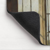 Uitzicht van de Elbe door een raam, 1838 Muismat (Hoek)