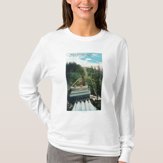 Uitzicht van de elektrische centrale t-shirt (Voorkant)