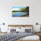 Uitzicht van de Elephant-berg Canvas Afdruk (Insitu (Slaapkamer))