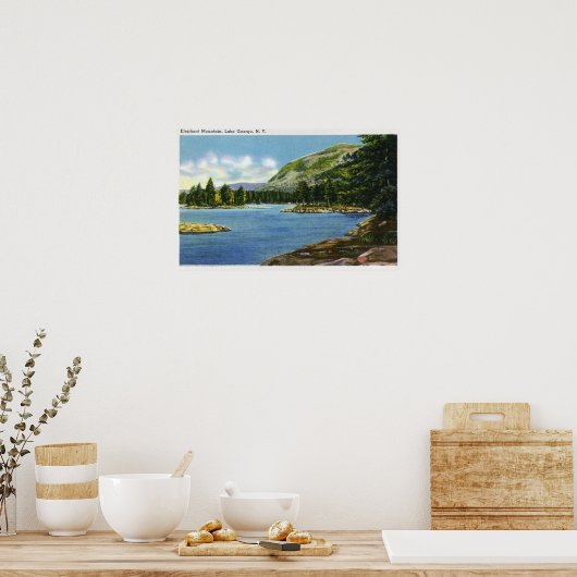 Uitzicht van de Elephant-berg Poster (Keuken)