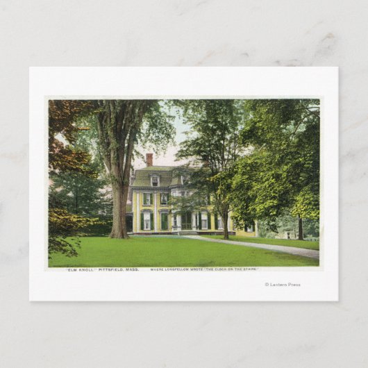 Uitzicht van de Elm Knoll, hier woonachtig Longmed Briefkaart (Voorkant)