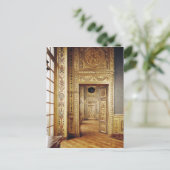 Uitzicht van de enfilade, 1650-58 briefkaart (Staand voorkant)