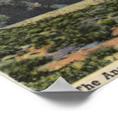 Uitzicht van de Engel op Mt. San Jacinto Poster (Hoek)